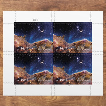 Cosmic Cliffs - Priority Mail Express Stamps