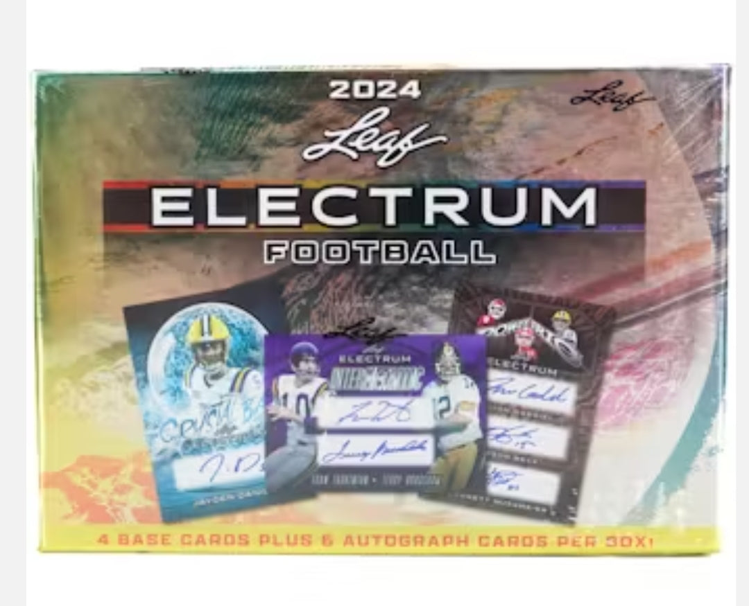 2024 Leaf Electrum Football Hobby Box FallenCollector