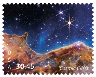 Cosmic Cliffs - Priority Mail Express Stamps