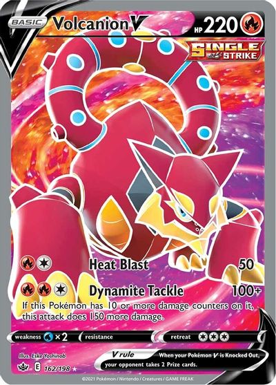 Volcanion V (Full Art) SWSH06: Chilling Reign