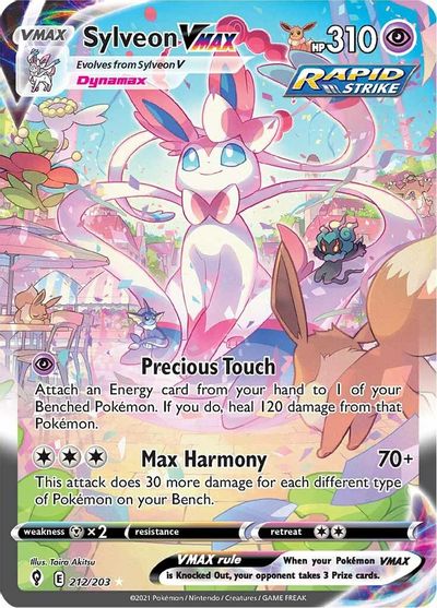 Sylveon VMAX (Alternate Art Secret) SWSH07: Evolving Skies