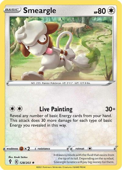 Smeargle SWSH07: Evolving Skies