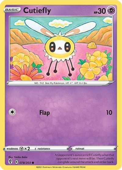 Cutiefly SWSH07: Evolving Skies